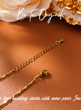 钛钢项链 【柏荼】 钢· 轻奢手工 WX0655项链·中长