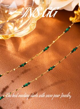 【INS · GG】雀翠灵 轻奢手工 LX3033 项链·中长