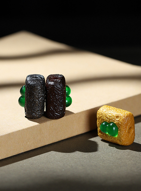 沉香木檀木葫芦手链配件文玩diy