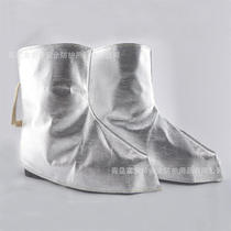 Manufacturer direct aluminum foil electric welding protective foot jacket fire protection high temperature resistant casting fire insulation protective foot fire boot