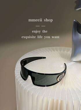 墨镜发箍二合一金属字母眼镜男女