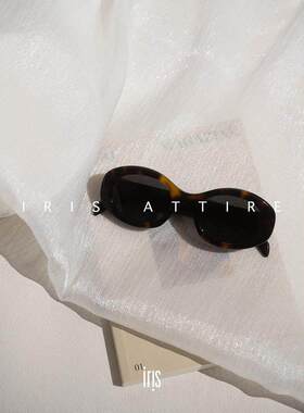 金属标猫眼墨镜太阳镜女防UV