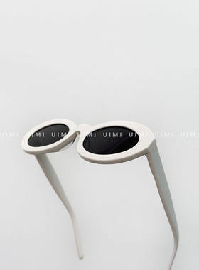 娜扎同款板材椭圆小框太阳镜