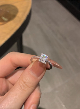 璀璨欧美复古金色方形开口