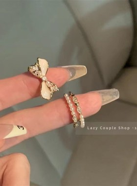 这么叠戴贼美温柔蝴蝶结戒