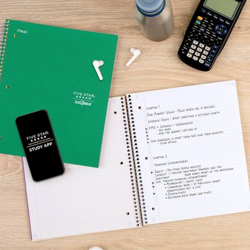 MEAD 1861 美德FIVE STAR美式三孔笔记本记事本27.9x21.5cm - 图0