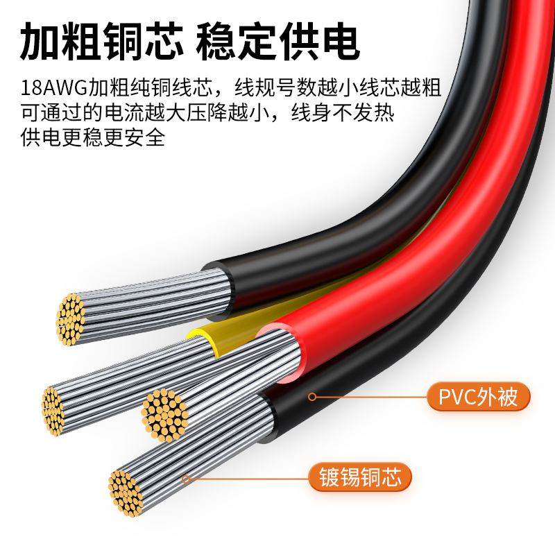 胜为SATA4pin硬盘电源线15Pin一分二串口ide数据转接线WSPC302G - 图3