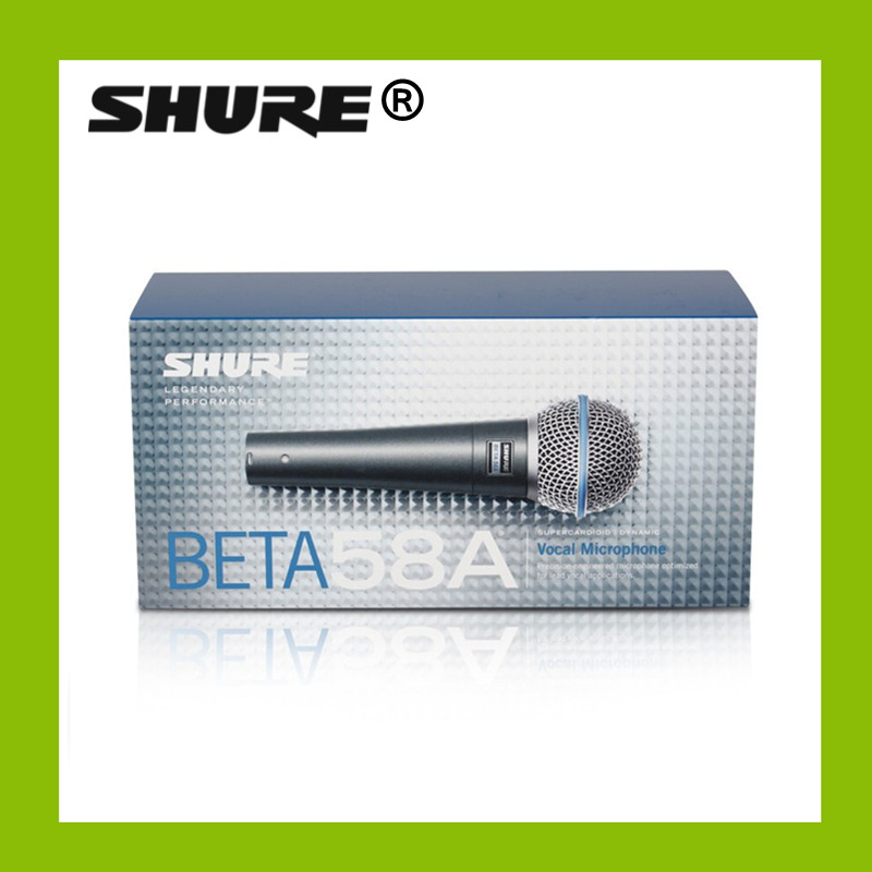 shure/舒尔 BETA58A动圈有线话筒录音K歌直播舞台演出户外麦克风 - 图1