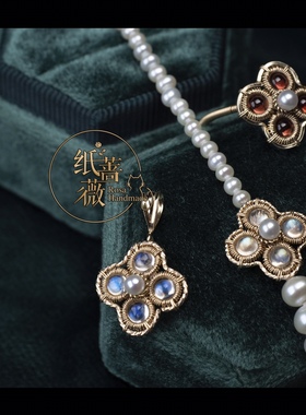 lucky四叶草美国进口14K包金纯手工制作