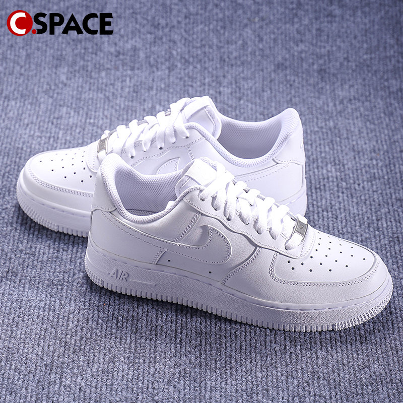 Cs 2 Nike Air Force 1 Low AF1纯白低帮休闲板鞋 DD8959-100 - 图2