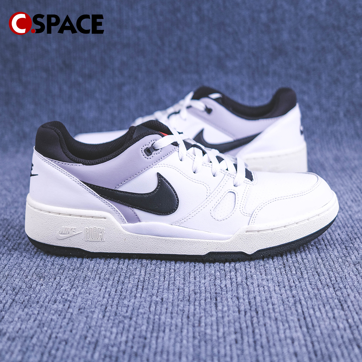 Cs  Nike Full Force Low 白黑减震耐磨低帮板鞋 FB1362-101 - 图0