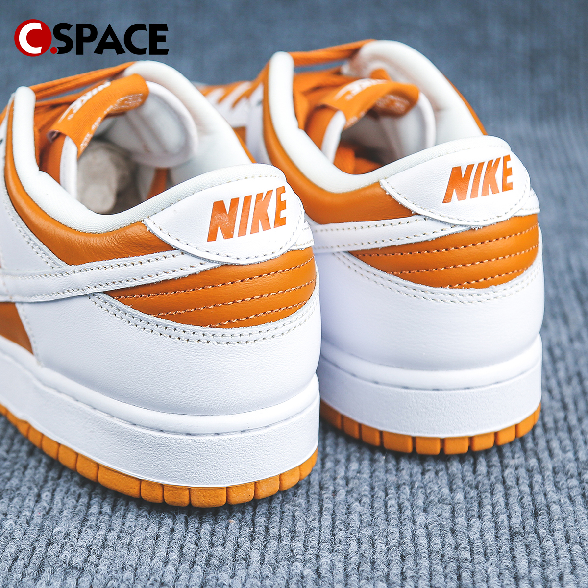 Cspace Nike Dunk low 白棕色 防滑耐磨低帮板鞋 FQ6965-700 - 图2