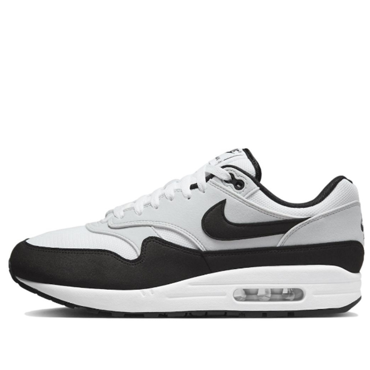 Cspace Nike Air Max 1 白灰黑 耐磨防滑 休闲跑步鞋 FD9082-107 - 图3