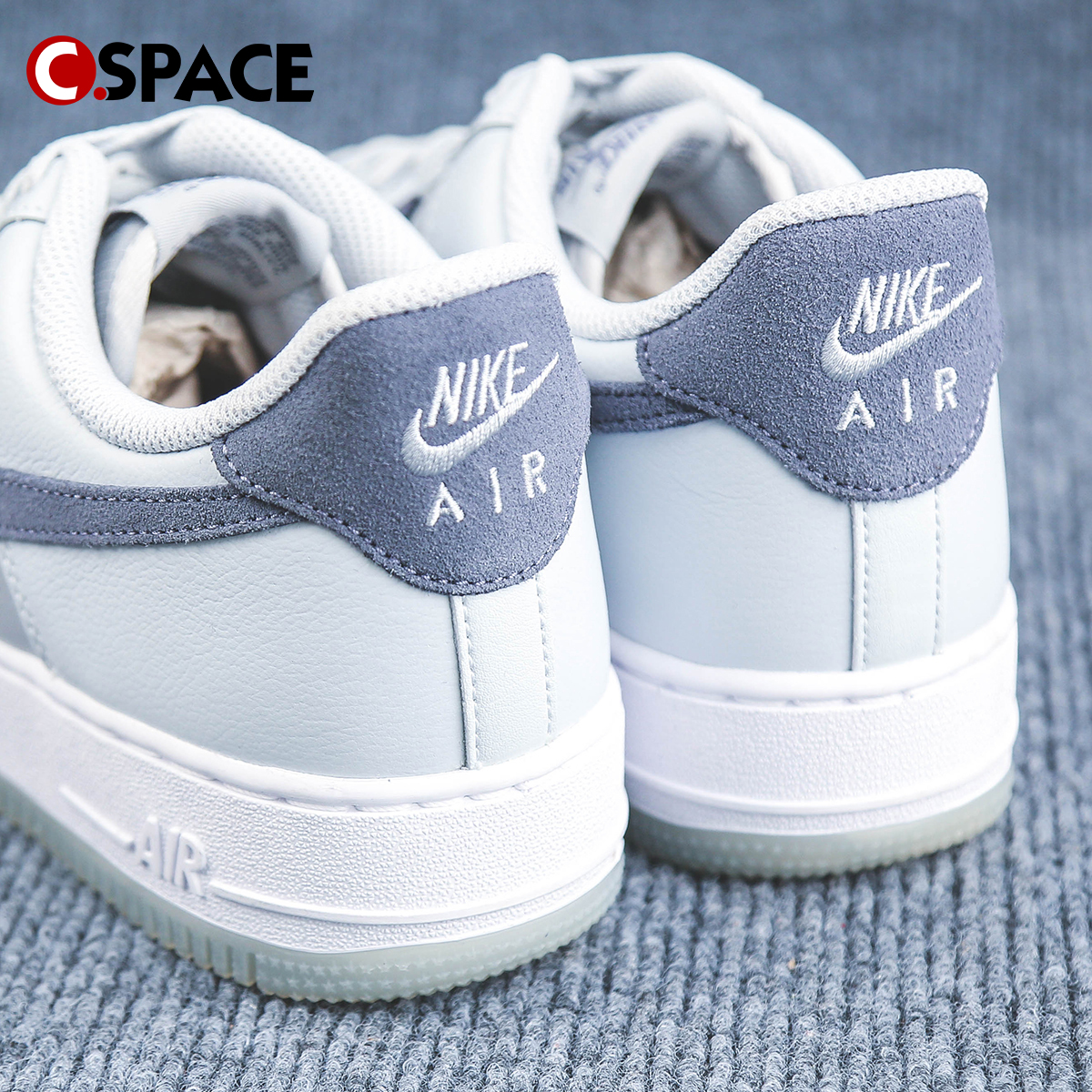 Cspace W Nike Air Force 1 Low AF1灰色 低帮板鞋 FJ4170-001 - 图2