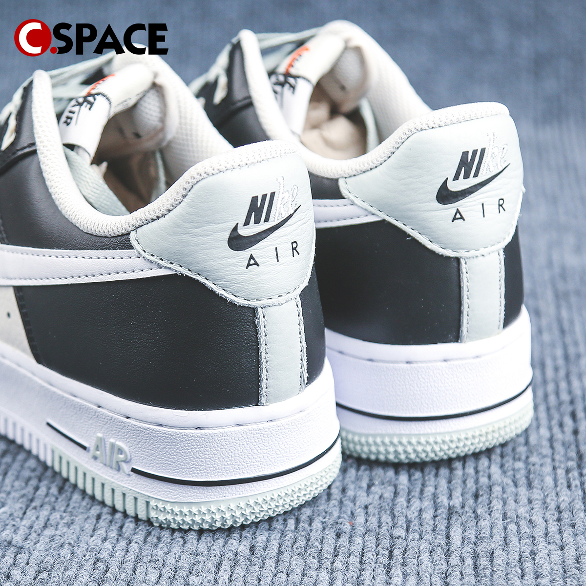 Cspace W Nike Air Force 1 Low AF1黑白耐磨低帮板鞋 FD2592-002 - 图2