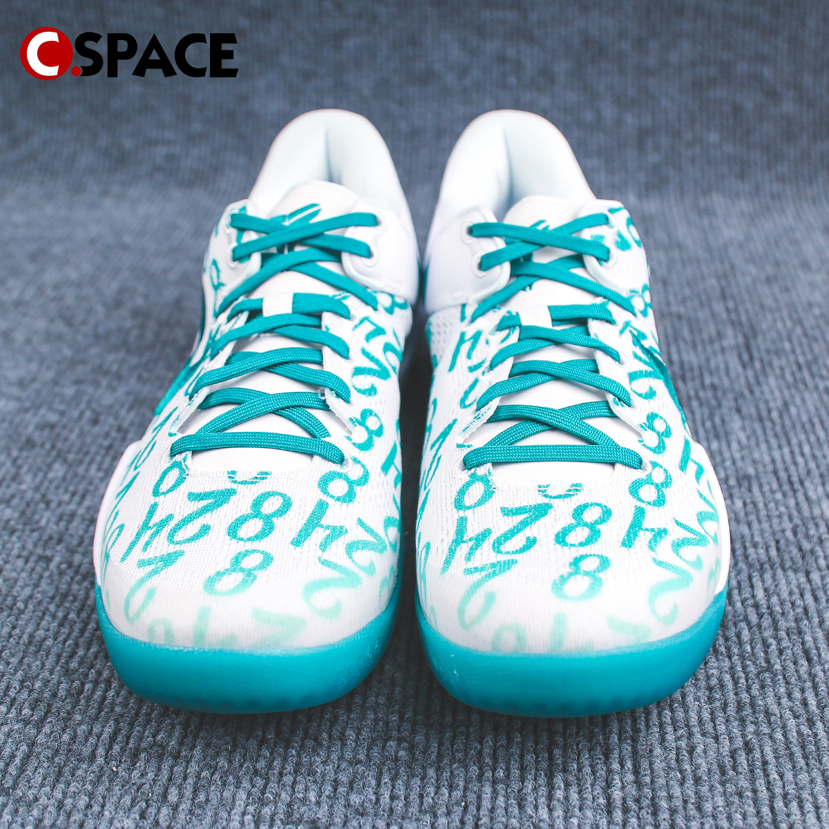 Cspace W Nike Kobe 8 Proto 科比8 白紫 低帮篮球鞋 FQ3549-100 - 图1