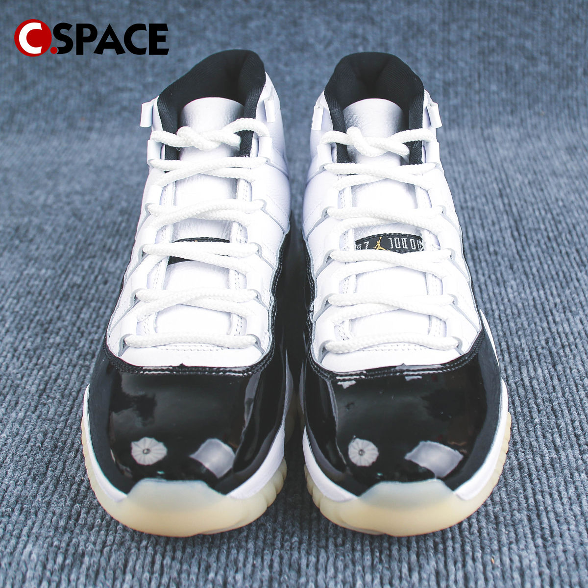 Cspace DP Air Jordan 11 AJ11 白黑金 高帮篮球鞋CT8012-170 - 图1