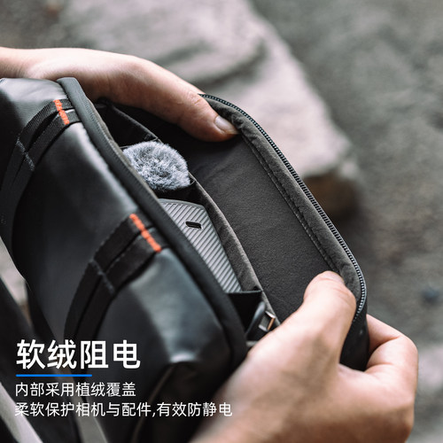 适用dji大疆pocket3/2斜挎背包灵眸口袋相机三代便携收纳包osmo pocket 3外出手提单肩包防水保护盒配件 - 图2