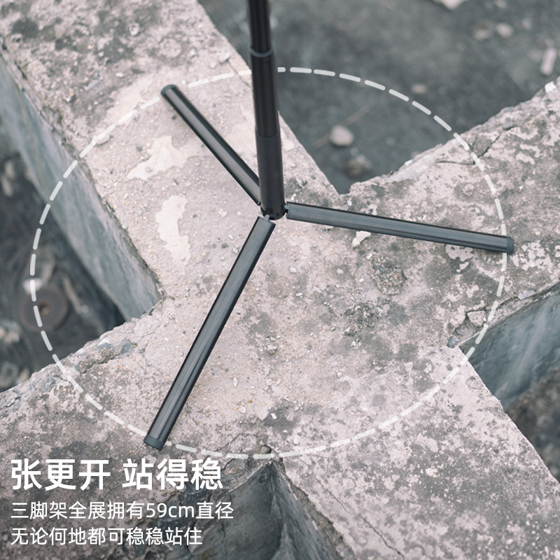 fujing 适用DJI大疆灵眸om6 5 4 3金属三脚架延长杆手机手持云台智云稳定器自拍杆支架se延长拓展伸缩杆配件,淘宝优惠券,粉丝福利购,淘宝优惠卷