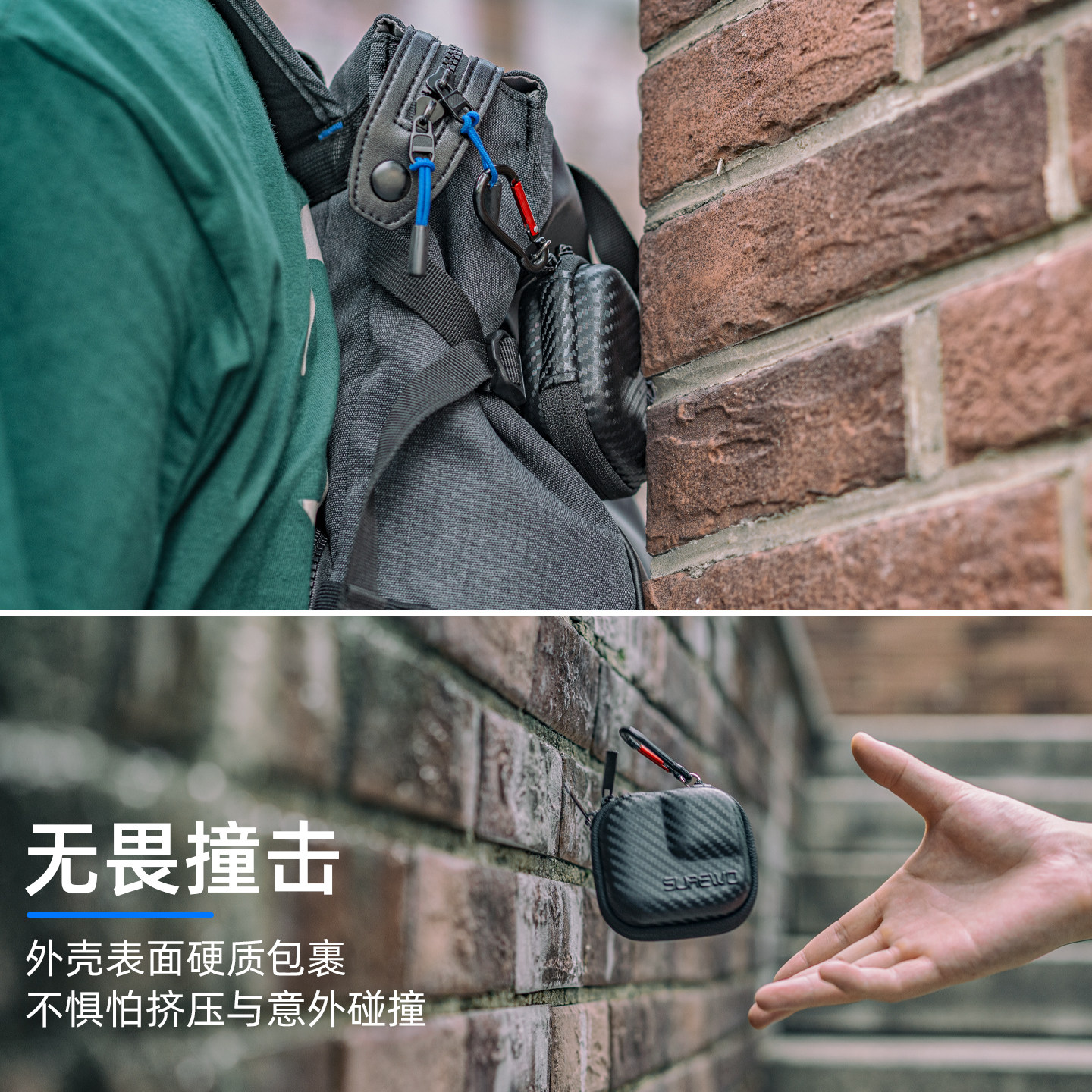 适用dji大疆gopro运动相机迷你包action5pro收纳包HERO13收纳保护便携保护套action 5 4 3保护包保护盒配件,淘宝优惠券,粉丝福利购,淘宝优惠卷