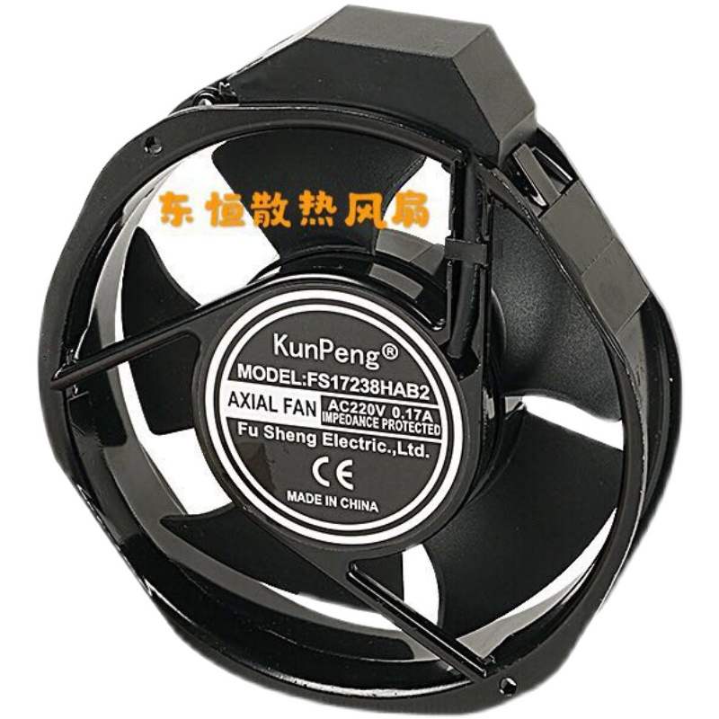 New KunPeng FS17238HAB2? 220V 0.21A elliptical fan double ball cooling fan