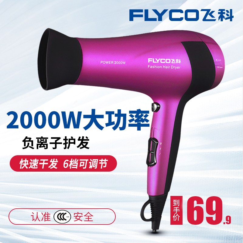 飛科電吹風機家用大功率冷熱風負離子吹風筒專業髮廊吹風
