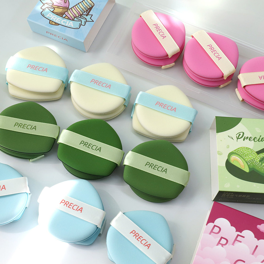 PRECIA荔枝海盐气垫粉扑抹茶元气粉湿水变大细腻海绵化妆服帖加厚,淘宝优惠券,粉丝福利购,淘宝优惠卷