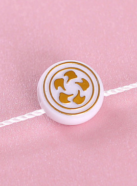 服装吊粒定做吊牌绳丝带蜡绳吊粒