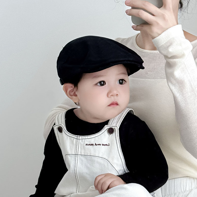 复古儿童帽子春秋季百搭贝雷帽男女宝宝出游防风帅气英伦前进帽冬,淘宝优惠券,粉丝福利购,淘宝优惠卷