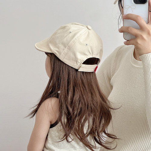 韩版星星儿童遮阳帽子春秋薄款防晒大帽檐鸭舌帽男女宝宝棒球帽夏 - 图2