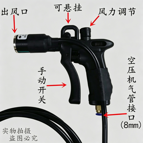 离子风枪除静电枪静电消除器工业静电除尘枪防静电吹尘枪SL-004C - 图1