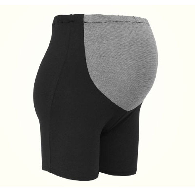 黑色莫代尔孕产妇托腹孕妇平角裤 慈颜内裤