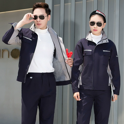 Хлопковый износостойкий демисезонный комбинезон подходит для мужчин и женщин, увеличенная толщина