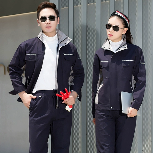 Хлопковый износостойкий демисезонный комбинезон подходит для мужчин и женщин, увеличенная толщина