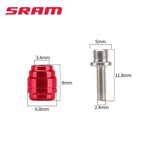 原装速联AVID SRAM油碟油针橄榄头山地车油刹刹把接头guide level - 图2