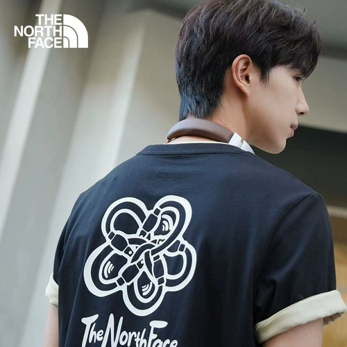 【Классическая】 Северная мужская и женская футболка с коротким рукавом спортивной футболки с коротким рукавом.