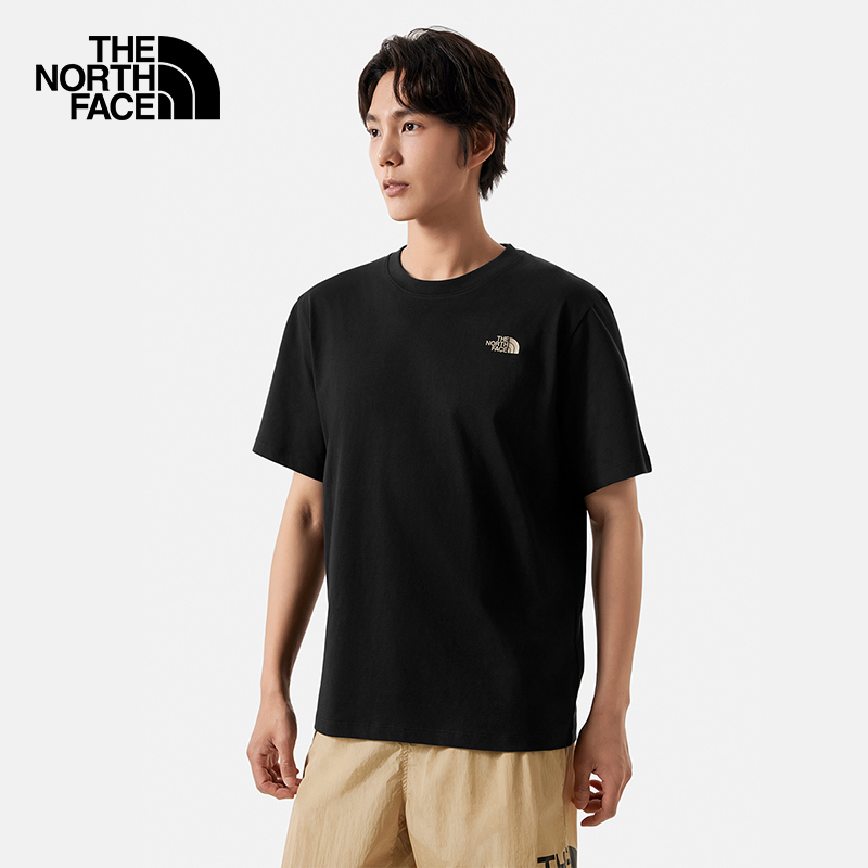 TheNorthFace北面情侣款山夏印花短袖T恤户外休闲24夏季新款|88GH - 图0