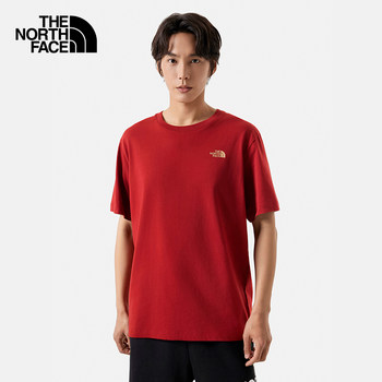 TheNorthFace ພາກເຫນືອຂອງ summer summer ພູເຂົາພິມເສື້ອທີເຊີດແຂນສັ້ນກາງແຈ້ງ leisure 24 summer ຮູບແບບໃຫມ່ 88GH