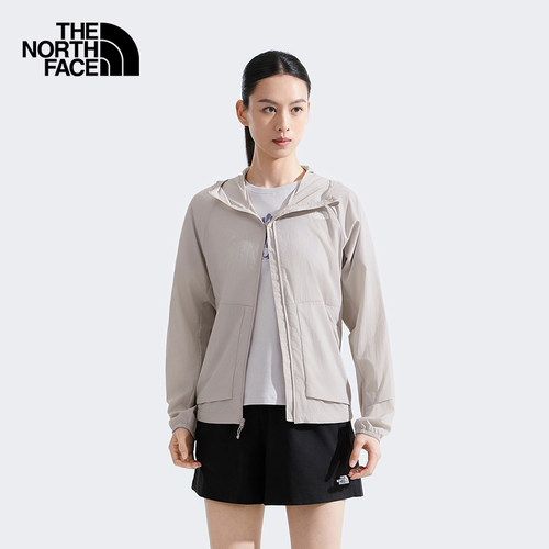 北面女Streamlet轻薄防泼水防晒衣户外夏新款TheNorthFace|8BWD - 图3