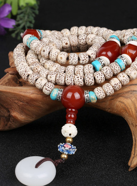 星月菩提子海南高密顺白情侣手链