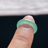 Natural A-grade ice grape flesh jade ring