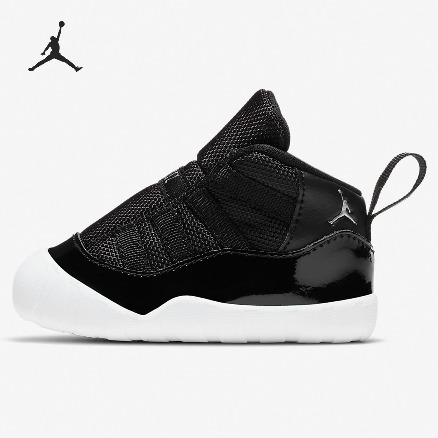 Nike/耐克正品JORDAN 11 CRIB BOOTIE AJ11 小童篮球鞋CI6165-011 - 图0