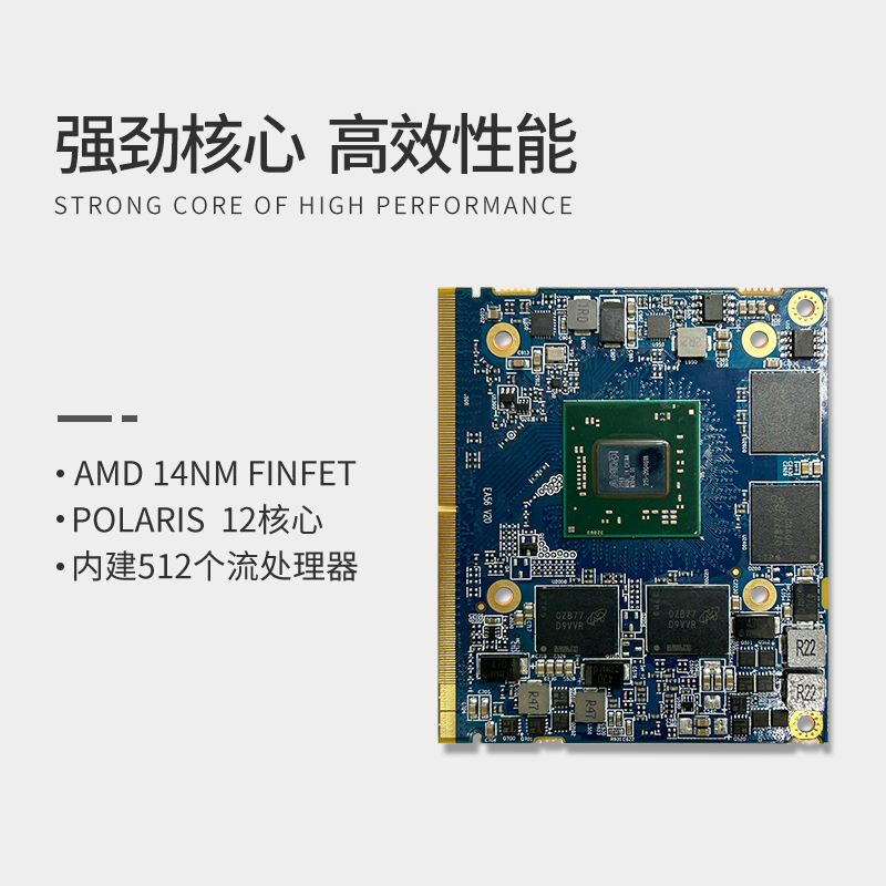 Goldendisk MXM显卡 AMDRX580 8G RX550 4G 520 2G适配国产化系统 - 图1