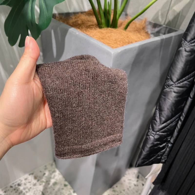 MM麦麦家2025秋冬新款宽松连帽绵羊毛针织衫女毛衣上衣5GA234181 - 图2