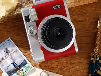 Fujifilm instax mini90 ກ້ອງຖ່າຍຮູບ mini 40 ຊຸດປະກອບມີການຍົກລະດັບຂອງກ້ອງຖ່າຍຮູບເຈ້ຍຮູບທັນທີ