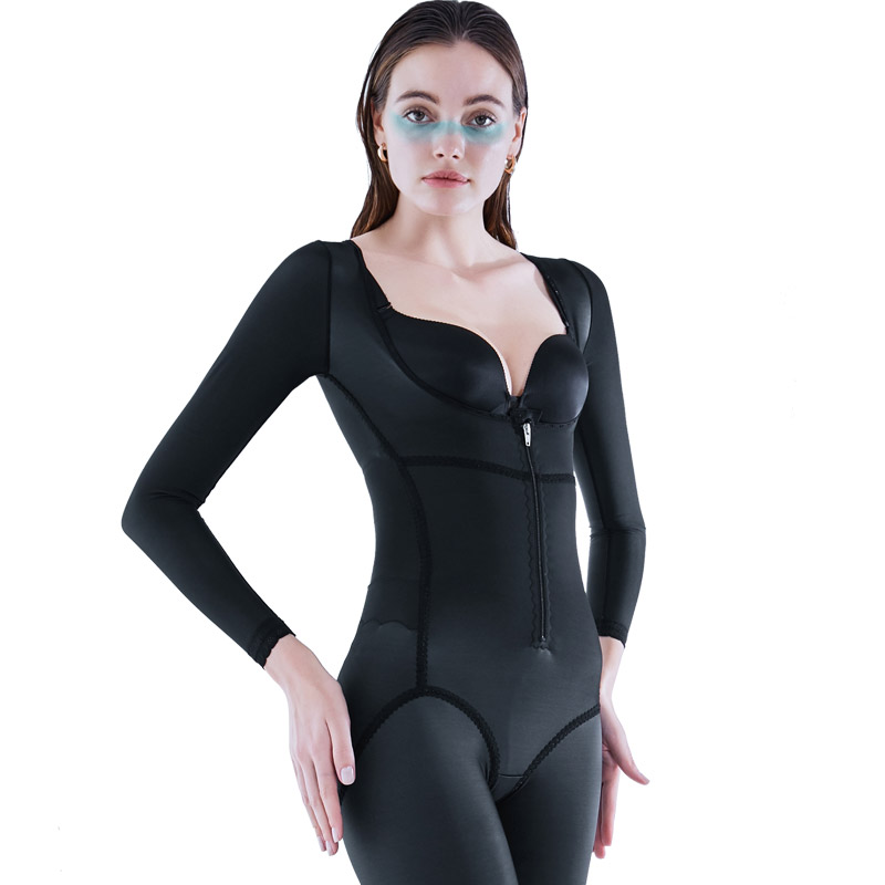 芊尔美依连体美体收腹塑腰塑身衣 QANME芊尔美依塑身连体衣