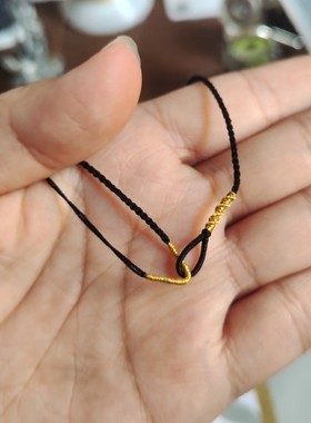 手工编织锁骨链半成品项链绳