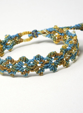 手工编织段染蜡线般诺手绳男女情侣手链好运编绳饰品送闺蜜礼物