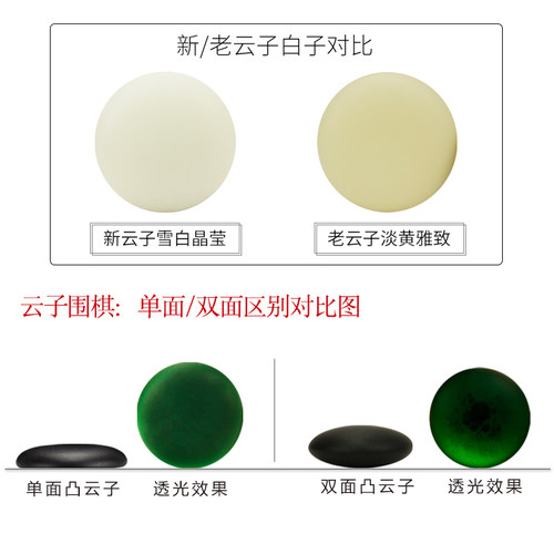 云子围棋五子棋套装正品黑白围棋子比赛标准玉石新老云子儿童围棋 - 图3