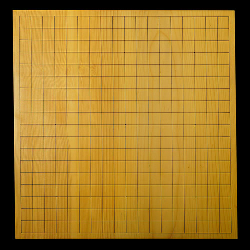 吉田日本进口香榧木围棋棋盘125mm厚一枚板实木日式棋盘蛤碁石253 - 图3